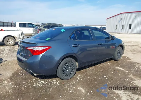 2016 Toyota Corolla S z USA, uszkodzony, nr VIN 5YFBURHEXGP397542